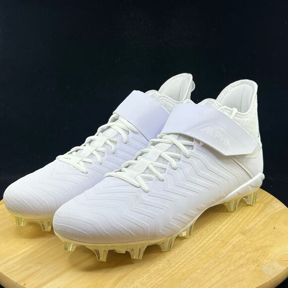 Nike Jordan Alpha Menace Pro 2 Mid SMU P White Black CV1676 103 Men's Size 12.5 - Picture 2 of 10